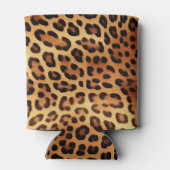 ブラウンブラックゴールデンヒョウ柄 缶クーラー (裏面)