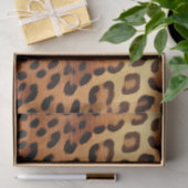 ブラウンブラックゴールデンヒョウ柄 薄葉紙 (ギフト)