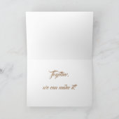 ブラウンブラックシックトレンディーパターン カード (内部)