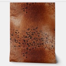 ブラウンブラックフェイクレザー 壁紙