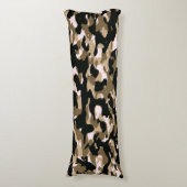 ブラウンブラック迷彩柄抱き枕 ボディピロー (正面縦)