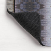 ブラウンブルーとグレーカーパターン（の模様が）あるペットスタイル マウスパッド (コーナー)