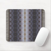 ブラウンブルーとグレーカーパターン（の模様が）あるペットスタイル マウスパッド (マウス)