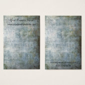 ブラウンブルーグランジイヤリングホルダー表示カード (正面&裏面)