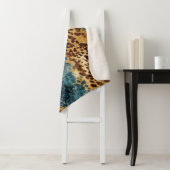 ブラウンブルーコウィド シェルパブランケット (インサイチュ)