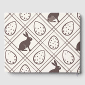 ブラウンプライドパーソナライズされたイースター ゲストブック (裏面)