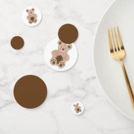 ブラウンプラッシュ玩具テディベアぬいぐるみ動物誕生日 コンフェッティ