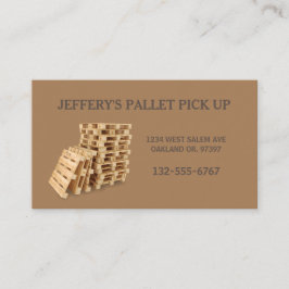 ブラウンプロフェッショナル木製パレットクレート 名刺