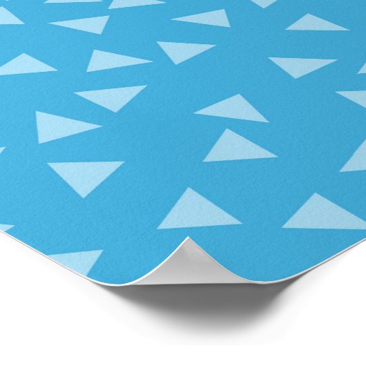 ブラウンヘアカーテボーイ柔道武術 ポスター (角)