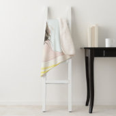 ブラウンヘアトップノット文 シェルパブランケット (インサイチュ)