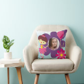 ブラウンヘアバレリーナ枕 クッション (椅子)