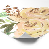 ブラウンヘアプリンセスピーチキンセアニェラ歓迎 ポスター (角)