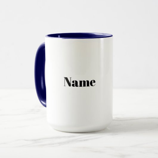 ブラウンヘアメスEMS救急医療隊員マグ マグカップ (正面左)