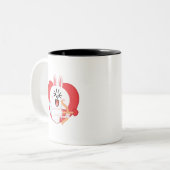 ブラウンベアのコニー ツートーンマグカップ (正面左)