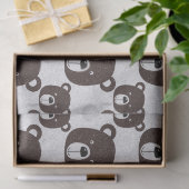 ブラウンベアグリッターティッシュペーパー 薄葉紙 (ギフト)