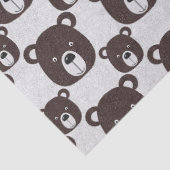 ブラウンベアグリッターティッシュペーパー 薄葉紙 (詳細)