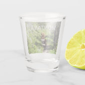 ブラウンベアファミリー ショットグラス (裏面)