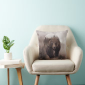 ブラウンベアーキャビンマウンテンロッジ装飾用クッション クッション (椅子)