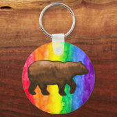 ブラウンベアーキーチェーン キーホルダー (正面)