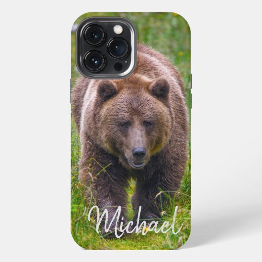 ブラウンベアーケースメイトiPhoneケース iPhoneケース (裏面)