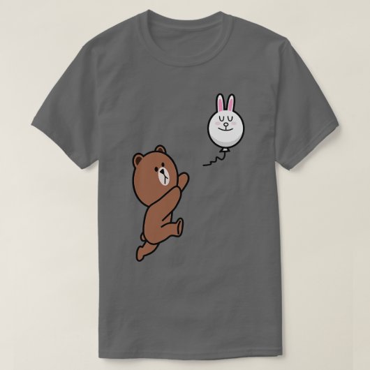 ブラウンベアーコニー彼を失いたくない1 Tシャツ (デザイン正面)