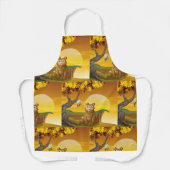 ブラウンベアーサンセット エプロン (正面)