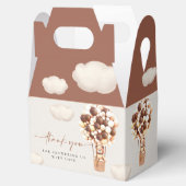 ブラウンベアーバルーンの好意ボックス フェイバーボックス (オープン)