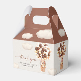 ブラウンベアーバルーンの好意ボックス フェイバーボックス