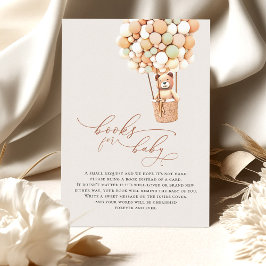 ブラウンベアーバルーンベビーブックエンクロージャカード エンクロージャーカード