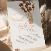 ブラウンベアーバルーンベビーブックエンクロージャカード エンクロージャーカード