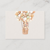 ブラウンベアーバルーンベビーブックエンクロージャカード エンクロージャーカード (裏面)