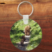 ブラウンベアーファミリー キーホルダー (正面)