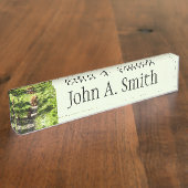 ブラウンベアーファミリー デスクネームプレート (側面)