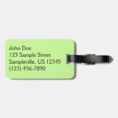 ブラウンベアーファミリー ラゲッジタグ (裏面横)