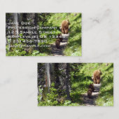 ブラウンベアーファミリー 名刺 (正面/裏面)