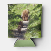 ブラウンベアーファミリー 缶クーラー (正面)