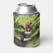 ブラウンベアーファミリー 缶クーラー (缶裏面)
