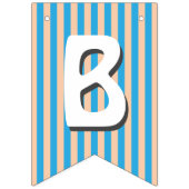 ブラウンベア赤ちゃんシャワーのバンティング旗 バンティングフラッグ (第2の旗)