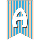 ブラウンベア赤ちゃんシャワーのバンティング旗 バンティングフラッグ (第3の旗)