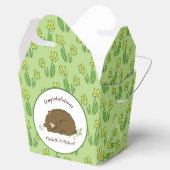 ブラウンベア赤ちゃんシャワーウッドランド動物 フェイバーボックス (オープン)