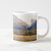 ブラウンベア、ウルソスのアークトス、グリズリーベア、ウルソス ジャンボコーヒーマグカップ (右)