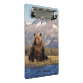 ブラウンベア、ウルソスのアークトス、グリズリーベア、ウルソス ミニクリップボード (アングル)