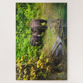 ブラウンベア&カブ |アラスカ,ハイダー ジグソーパズル (縦)