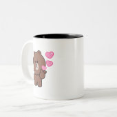 ブラウンベア・コニー・バニー・ラブ ツートーンマグカップ (正面左)