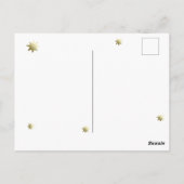 ブラウンベア&フォレストイチゴイラストレーション ポストカード (裏面)