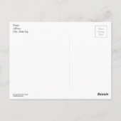 ブラウンベイオルデンバーグホースポートレート ポストカード (裏面)