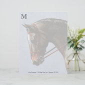 ブラウンベイオルデンバーグホースポートレート レターヘッド (スタンド正面)