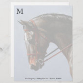 ブラウンベイオルデンバーグホースポートレート レターヘッド (正面/裏面)