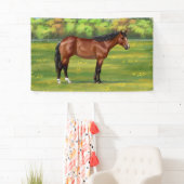 ブラウンベイクォーターホース 横断幕 (インサイチュ)