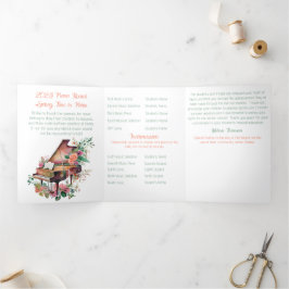 ブラウンベビーグランドピアノリサイタル 三つ折りプログラム